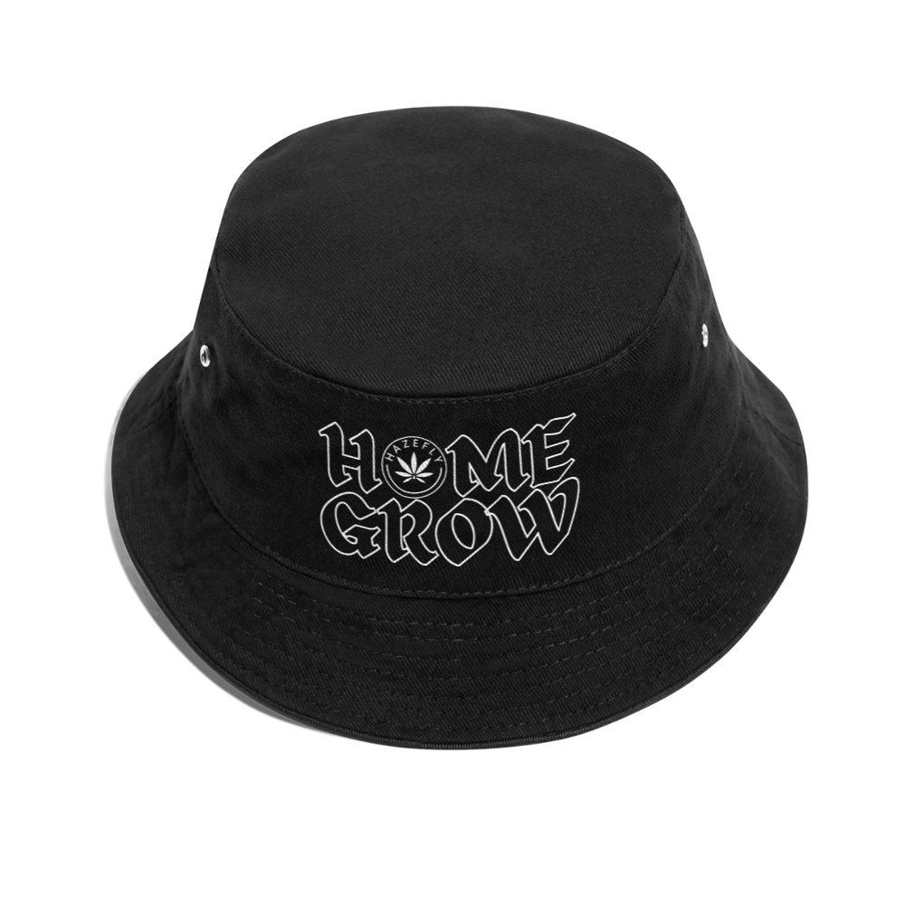 HOME GROW Fischerhut - Schwarz