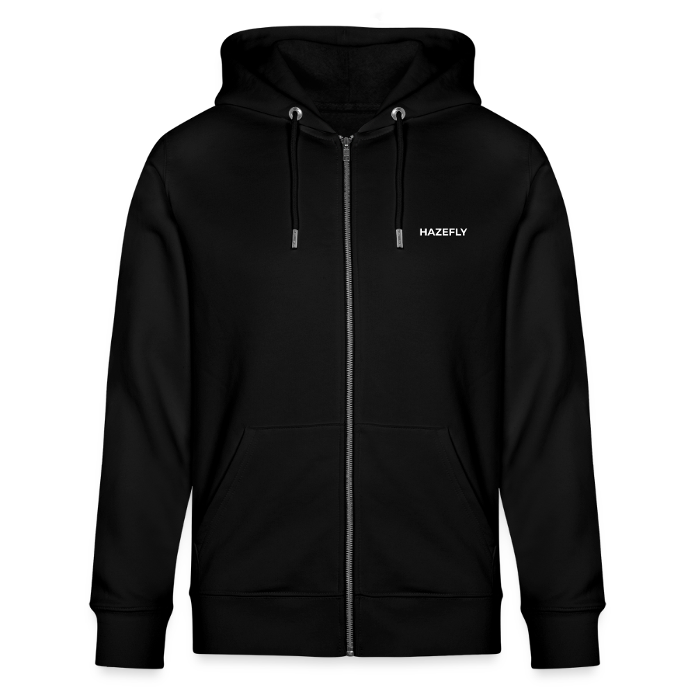 HF SIGNATURE Unisex Bio-Kapuzenjacke - Schwarz