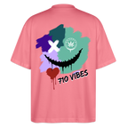 710 VIBES Oversized Unisex Bio T-Shirt - Pink 
