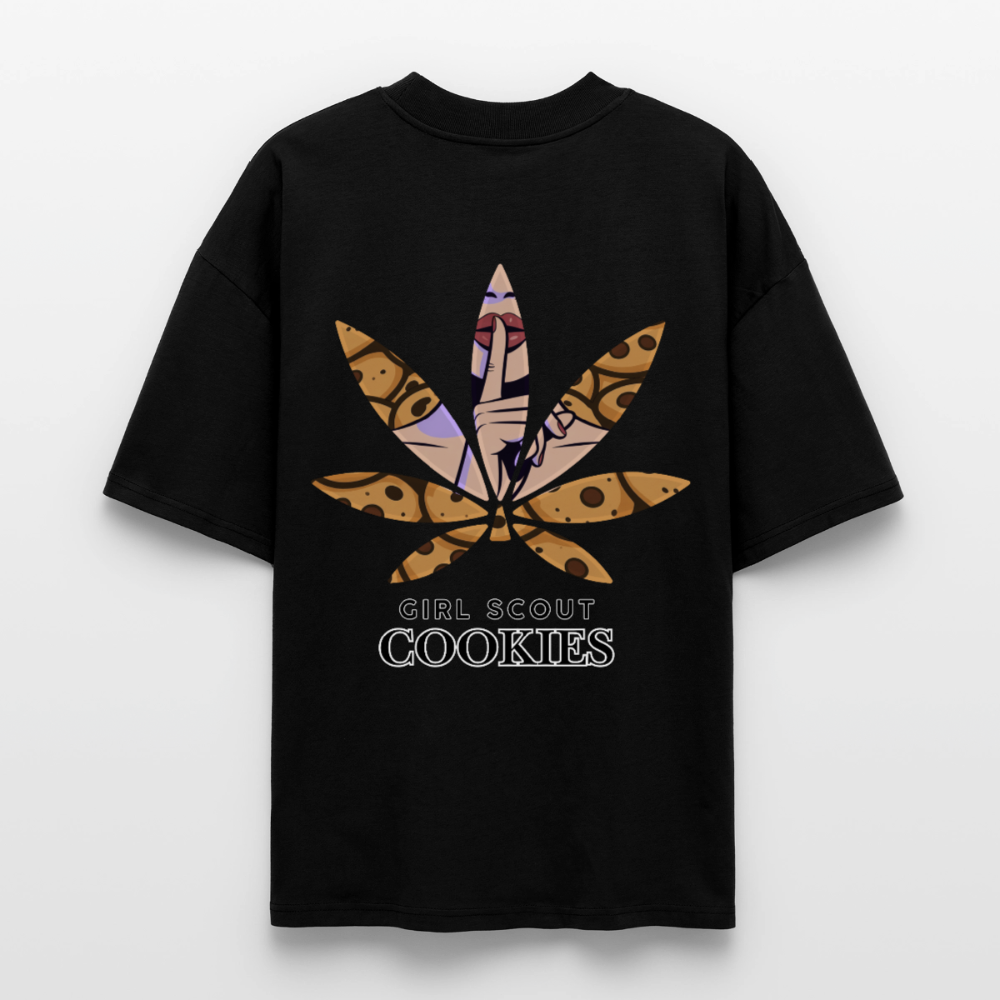 GIRL SCOUT COOKIES Oversized Unisex Bio T-Shirt - Schwarz