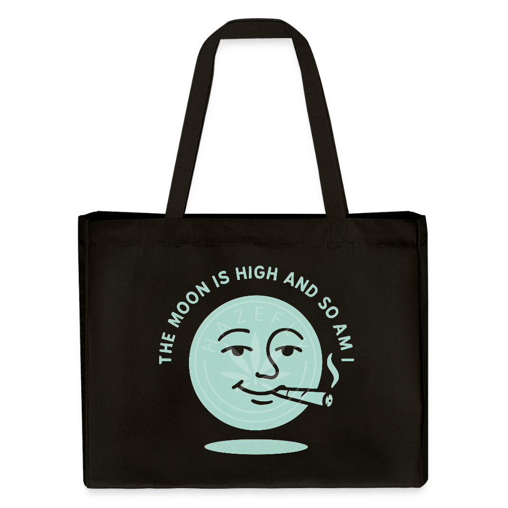 HIGH MOON recycelter Shopping Bag - Schwarz