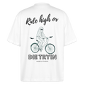 RIDE HIGH Oversized Unisex Bio T-Shirt - Weiß