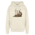 SLOW BURN Oversized Unisex Bio-Hoodie - Natur
