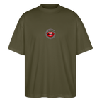 420 CLIQUE 2.0. Oversized Unisex Bio T-Shirt - Khaki