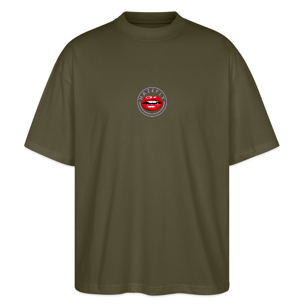 420 CLIQUE 2.0. Oversized Unisex Bio T-Shirt - Khaki