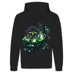 GLOW GARDEN Unisex Bio-Hoodie - Schwarz