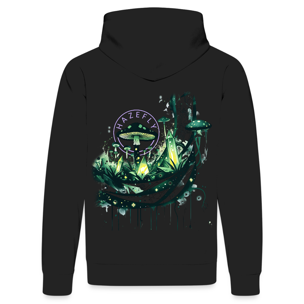 GLOW GARDEN Unisex Bio-Hoodie - Schwarz