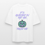 PUMPKIN VIBE Oversized Unisex Bio T-Shirt - Weiß