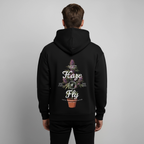 GROW COLLECTIVE Oversized Unisex Bio-Hoodie - Schwarz
