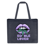 EDIBLE LOVER recycelter Shopping Bag - midnight Blue