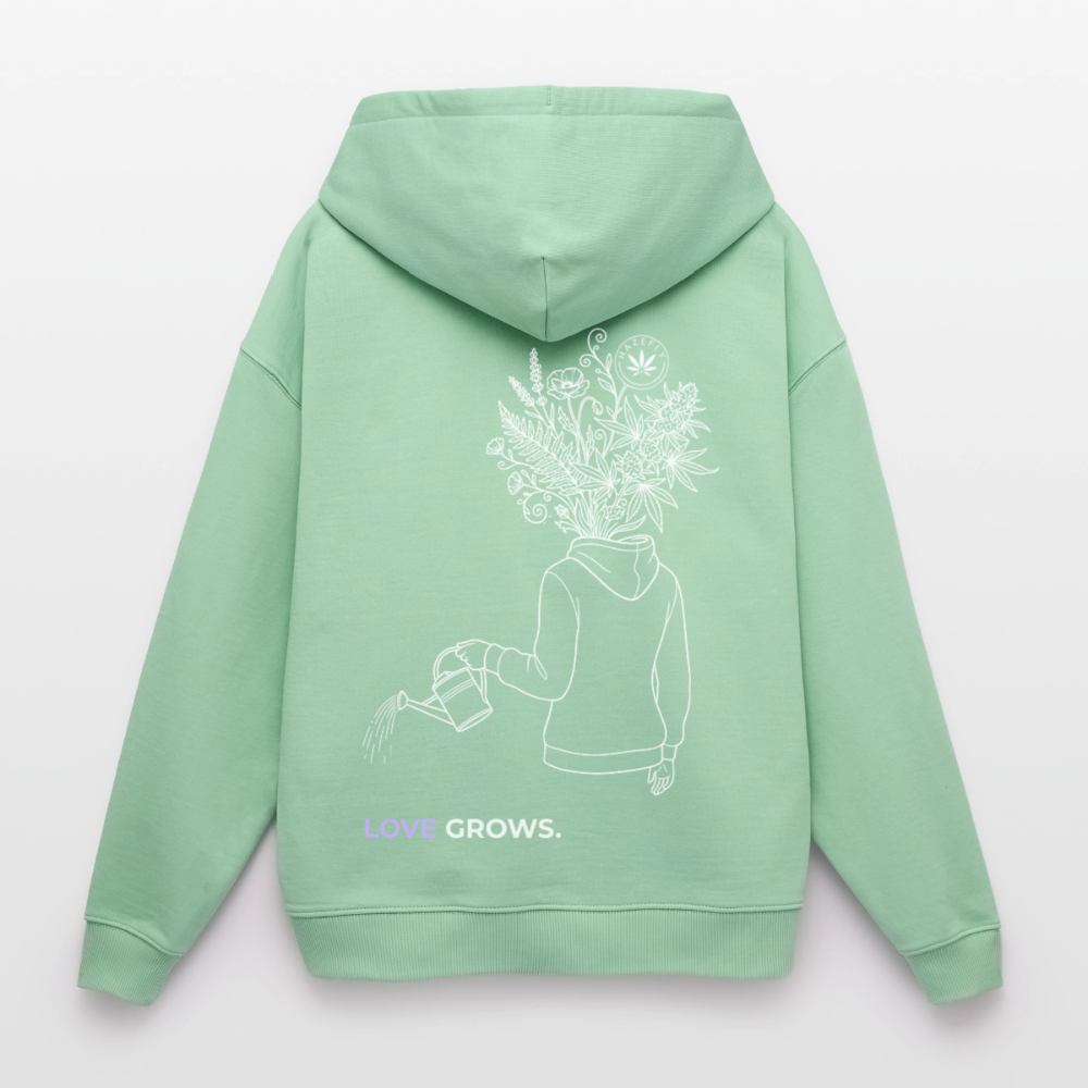LOVE GROWS I Oversized Unisex Bio-Hoodie - Nebeljade