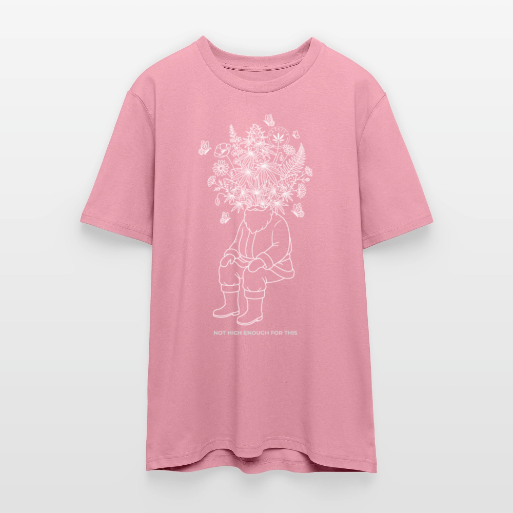 NOT HIGH ENOUGH Unisex Bio-T-Shirt - Lila Traum