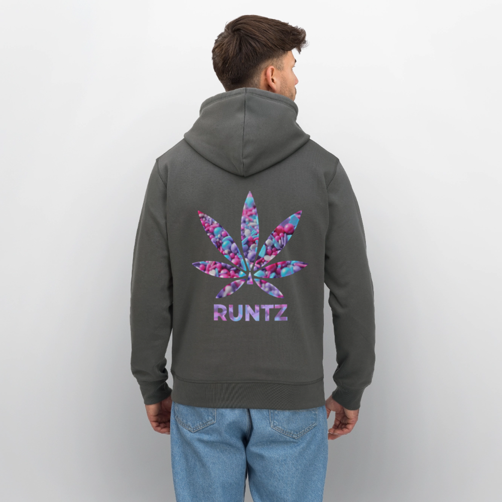 RUNTZ Unisex Bio-Hoodie - Anthrazit