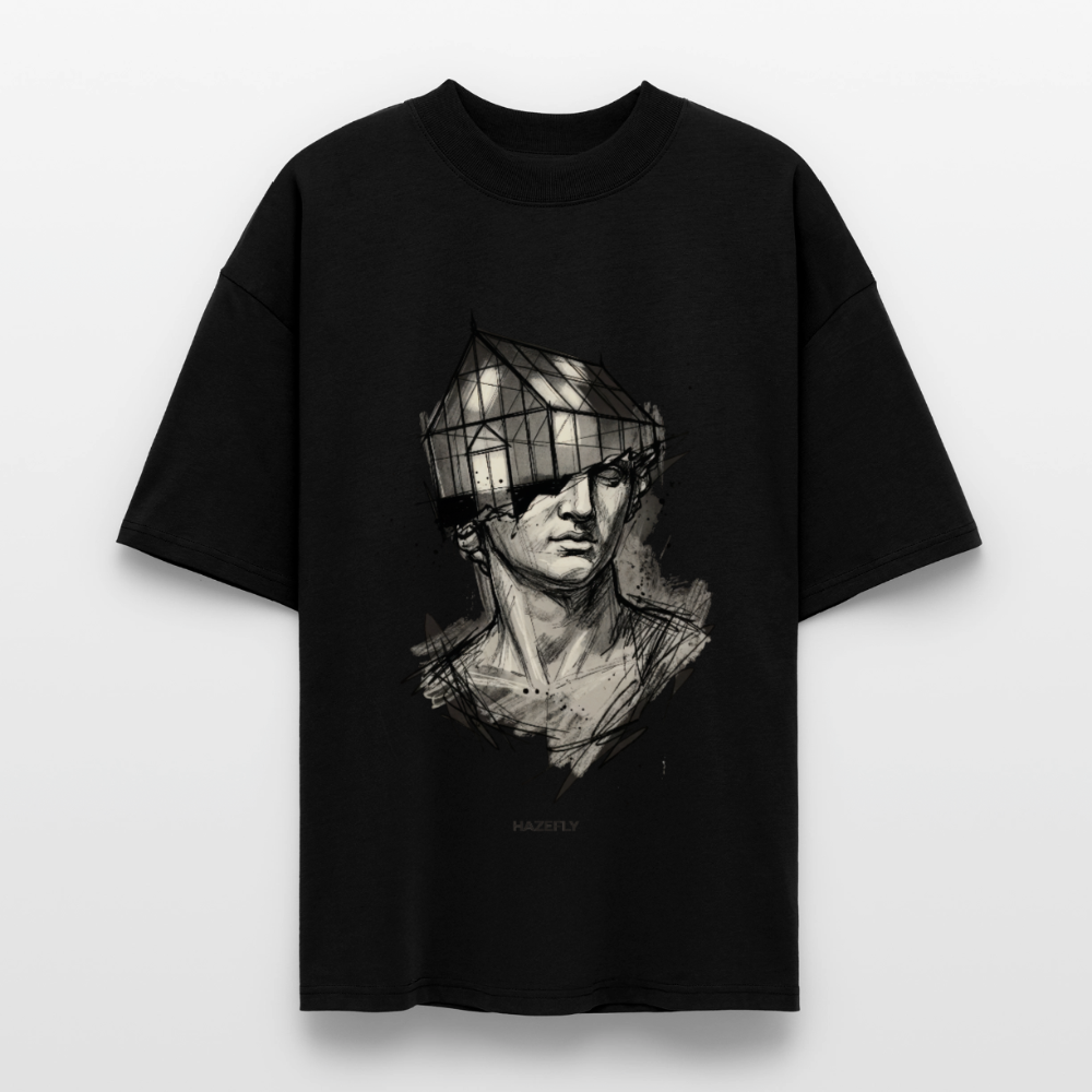 GREEN MIND Unisex Oversized Bio-T-Shirt - Schwarz