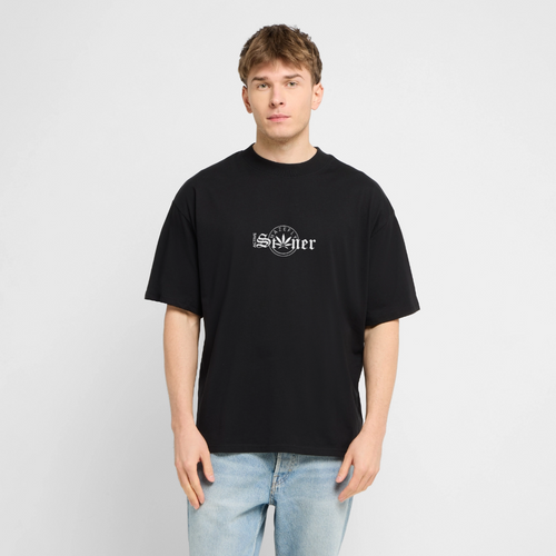 ACTIVE STONER Oversized Unisex Bio T-Shirt - Schwarz