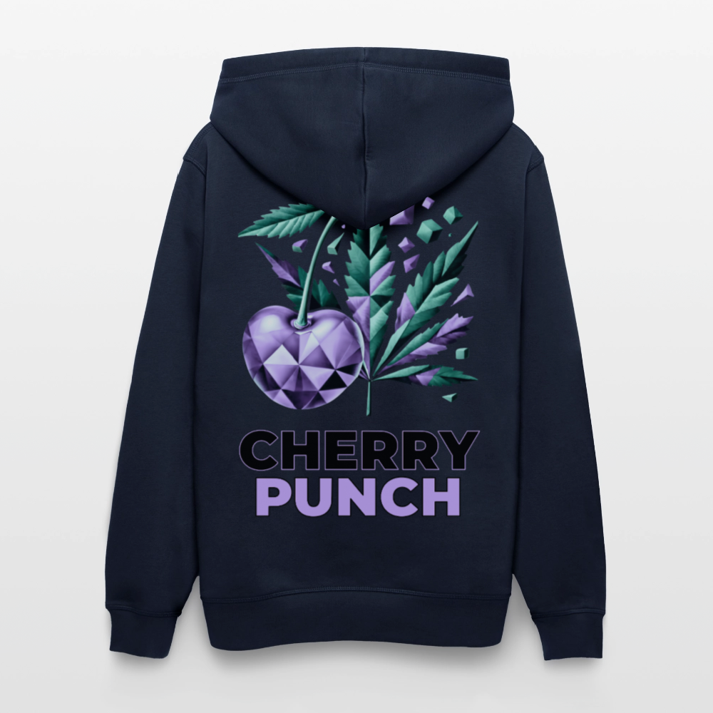 CHERRY PUNCH Unisex Bio-Hoodie - French Navy