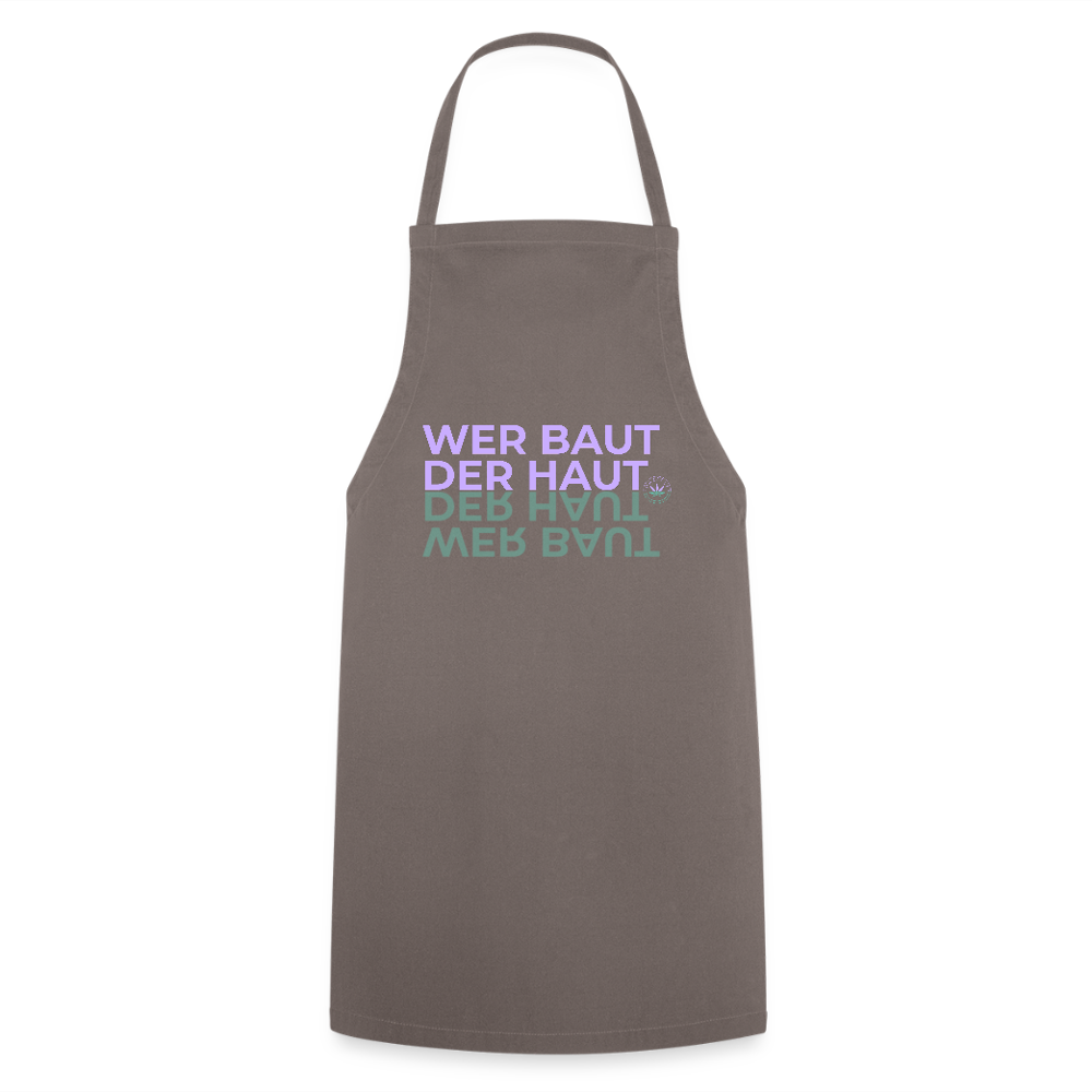 WER BAUT Kochschürze - Grau