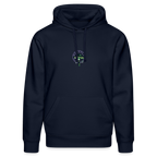 GLOW GARDEN Unisex Bio-Hoodie - French Navy