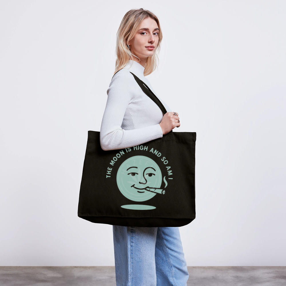 HIGH MOON recycelter Shopping Bag - Schwarz