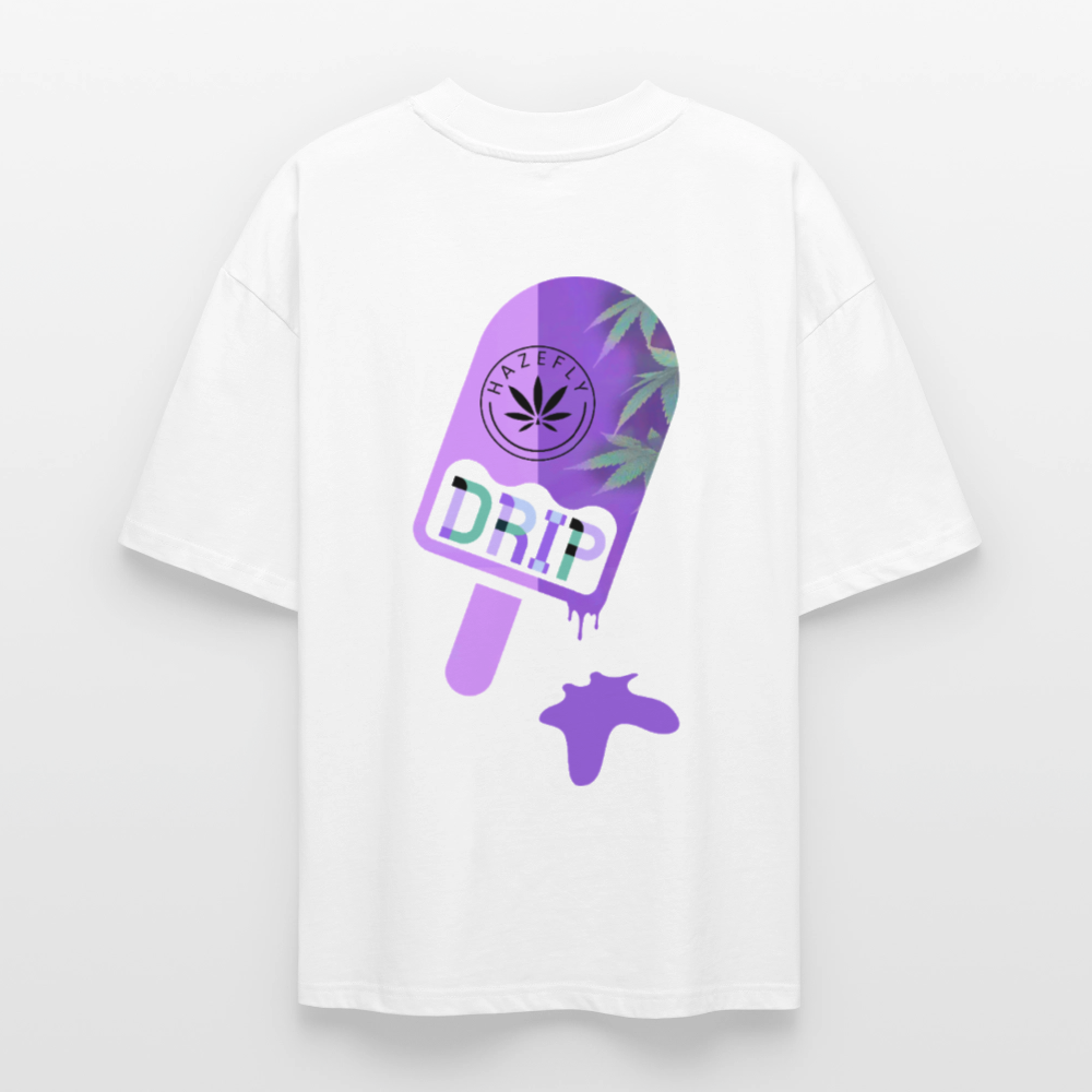 ICE CREAM Oversized Unisex Bio T-Shirt - Weiß
