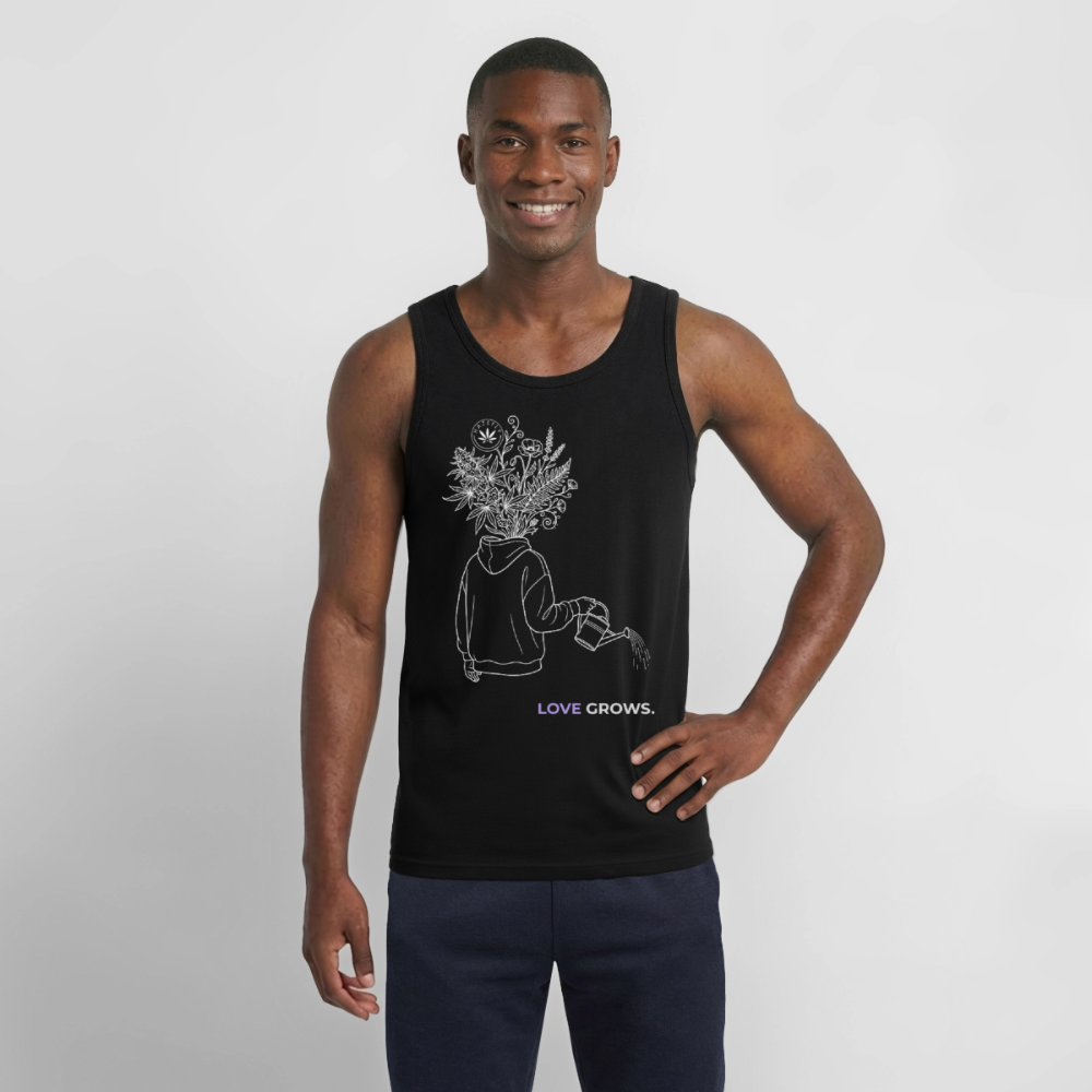 LOVE GROWS II Unisex Bio-T-Shirt - Schwarz