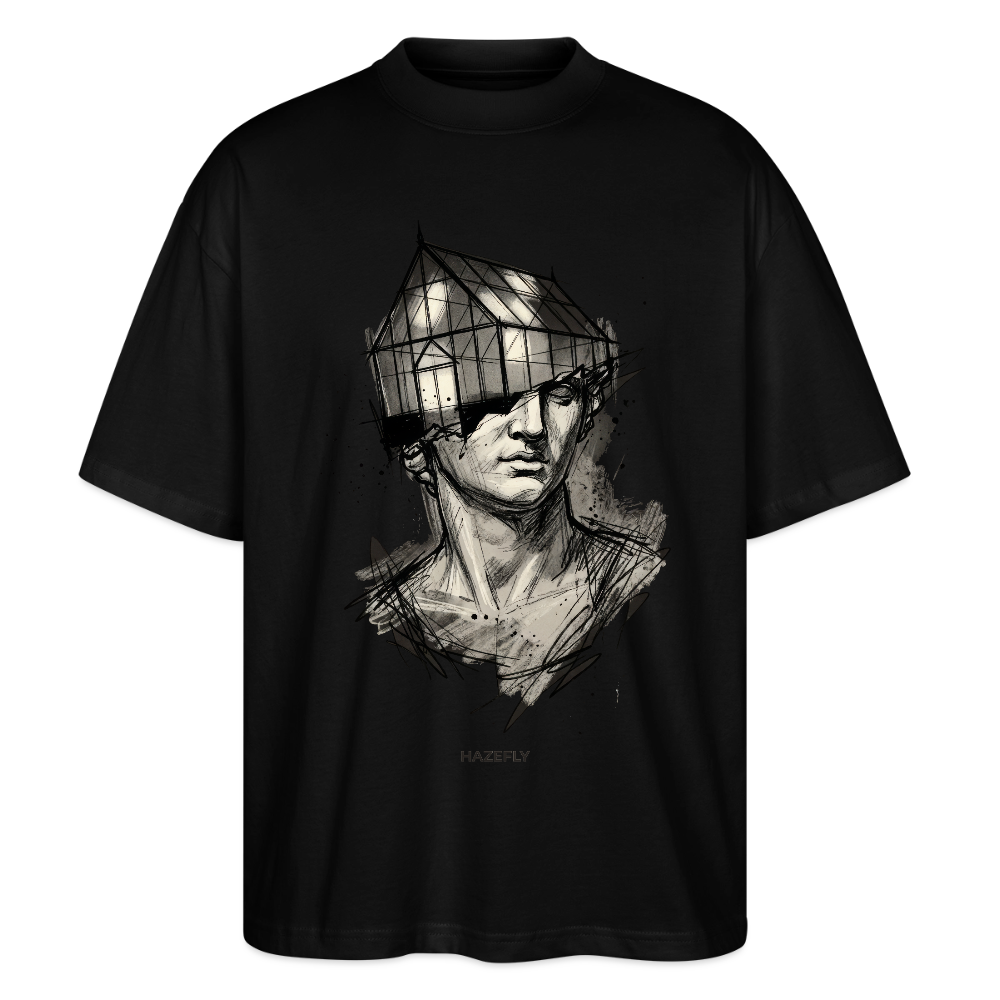 GREEN MIND Unisex Oversized Bio-T-Shirt - Schwarz