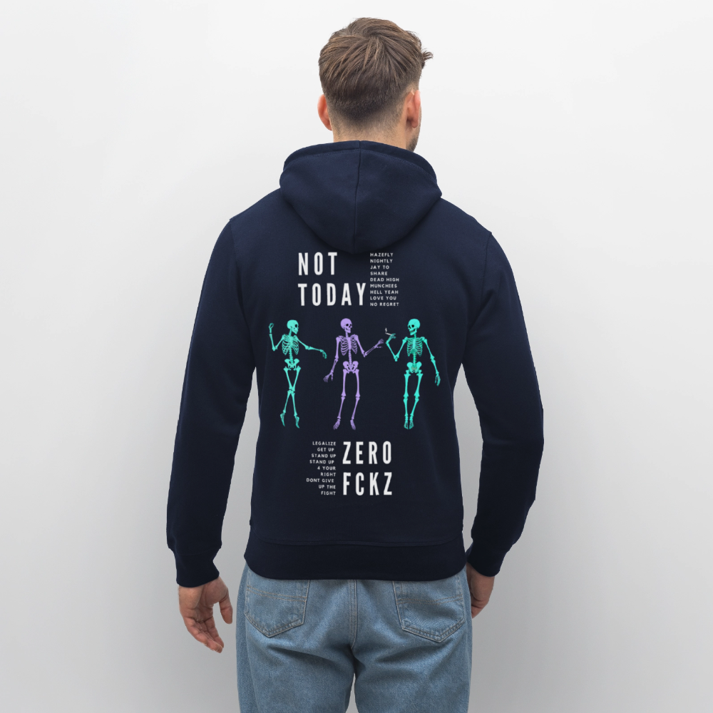 NOT TODAY Unisex Bio-Hoodie - French Navy