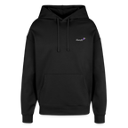 TRUE GRAPE Oversized Unisex Bio-Hoodie - Schwarz