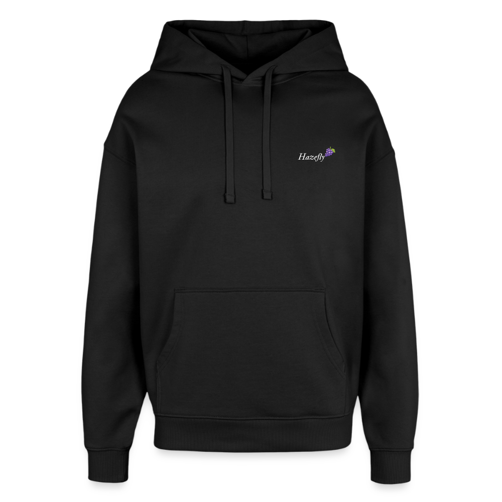TRUE GRAPE Oversized Unisex Bio-Hoodie - Schwarz