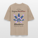 TRUE BERRY Oversized Unisex Bio T-Shirt - Steingrau