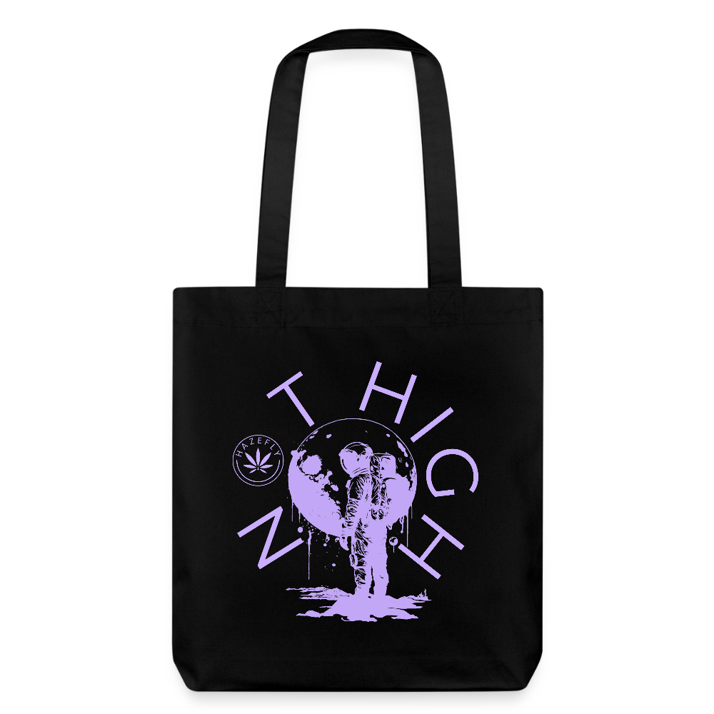 NOT HIGH recycelter Heavyweight Stoffbeutel - Schwarz