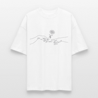 PASS IT Oversized Unisex Bio T-Shirt - Weiß