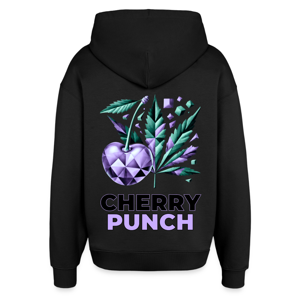CHERRY PUNCH Oversized Unisex Bio-Hoodie - Schwarz