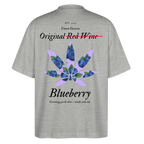 TRUE BERRY Oversized Unisex Bio T-Shirt - Grau meliert