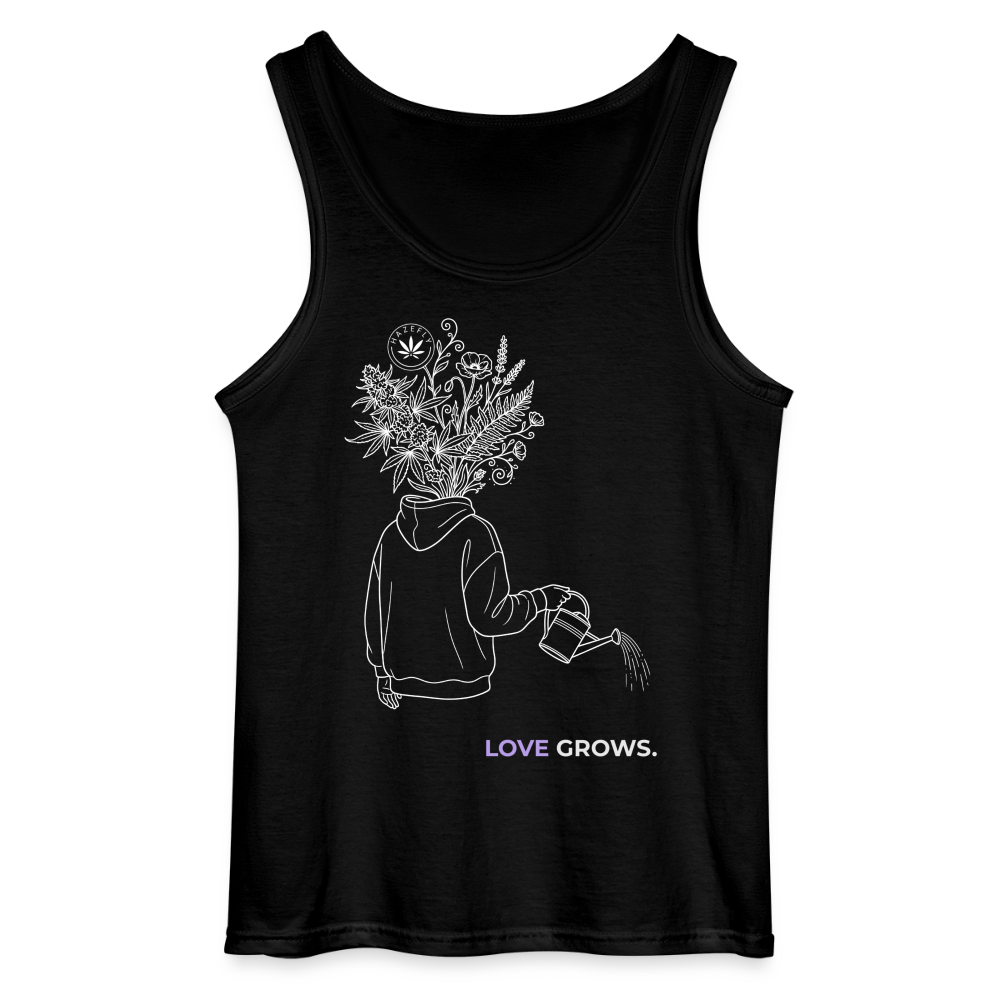 LOVE GROWS II Unisex Bio-T-Shirt - Schwarz