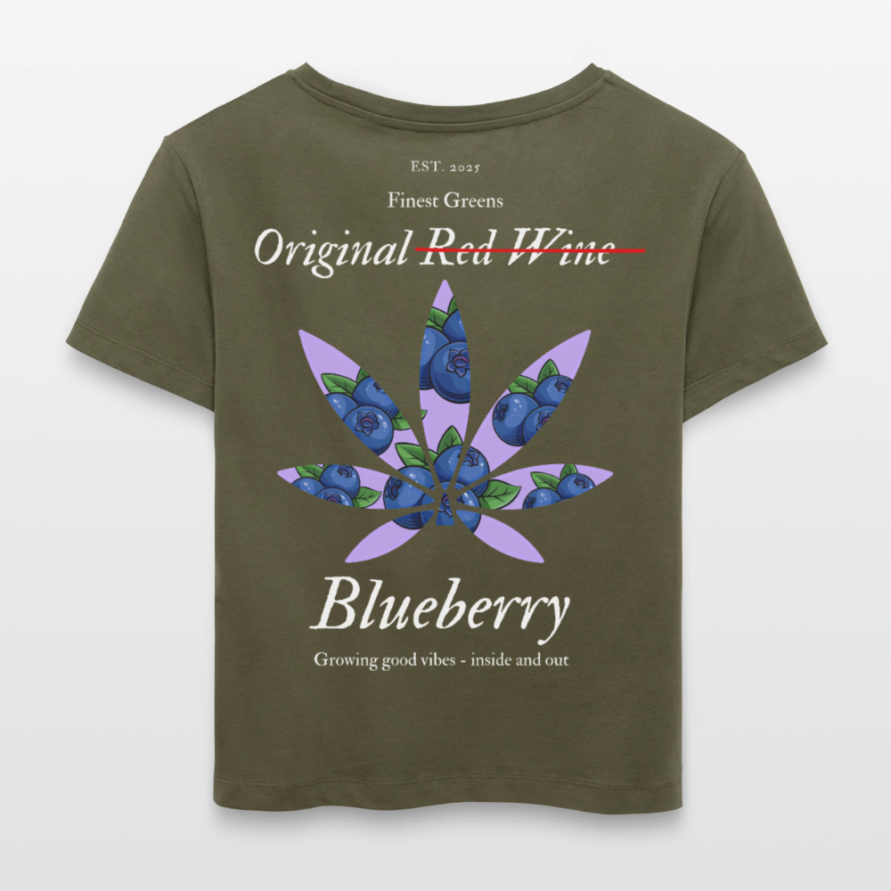 TRUE BERRY Relaxed Frauen Bio-T-Shirt - Khaki