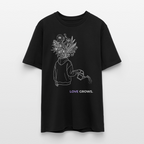 LOVE GROWS II Unisex Bio-T-Shirt - Schwarz