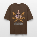 GIRL SCOUT COOKIES Oversized Unisex Bio T-Shirt - Dunkelbraun