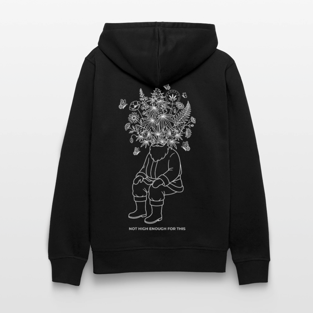 NOT HIGH ENOUGH Unisex Bio-Hoodie - Schwarz