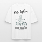 RIDE HIGH Oversized Unisex Bio T-Shirt - Weiß