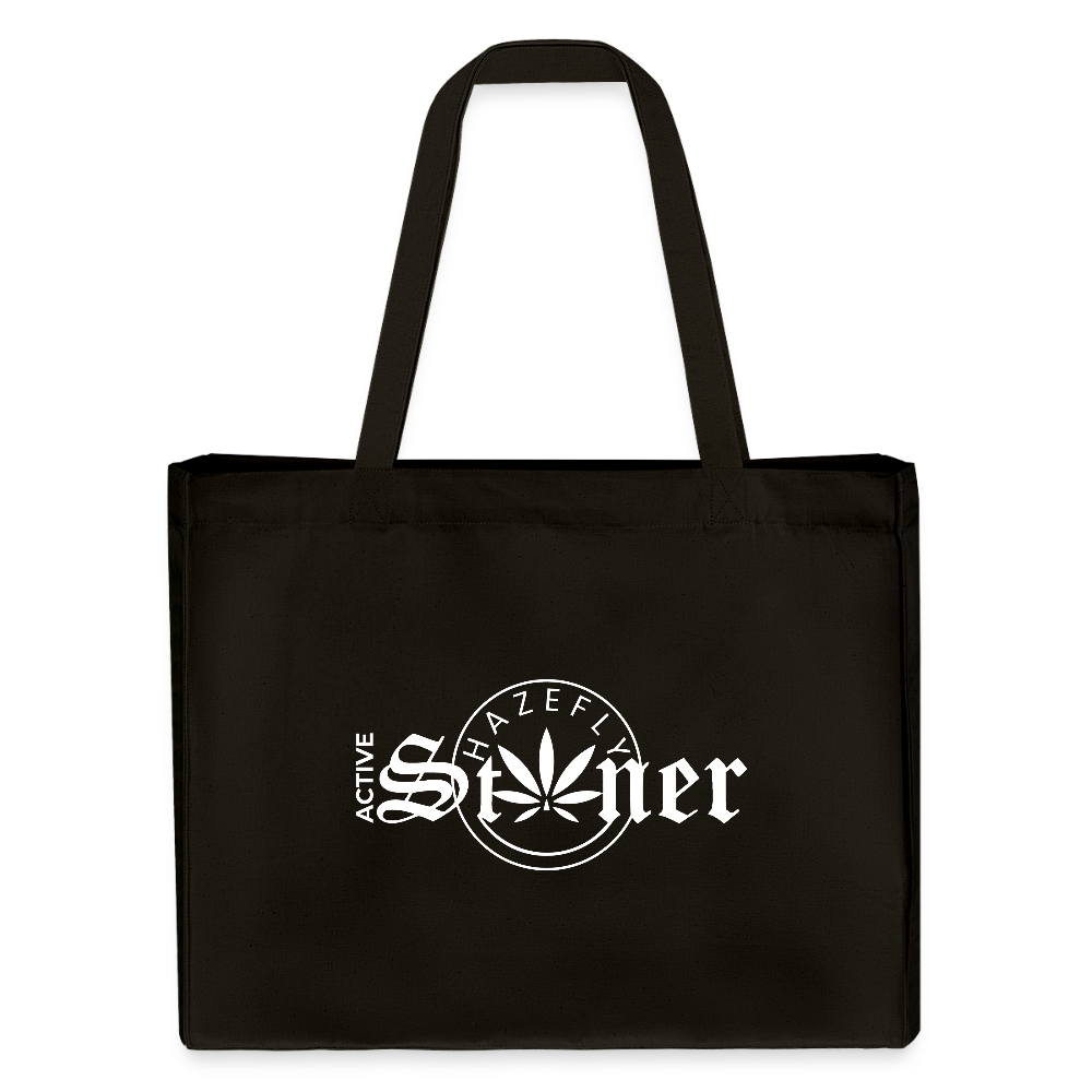 ACTIVE STONER recycelter Shopping Bag - Schwarz