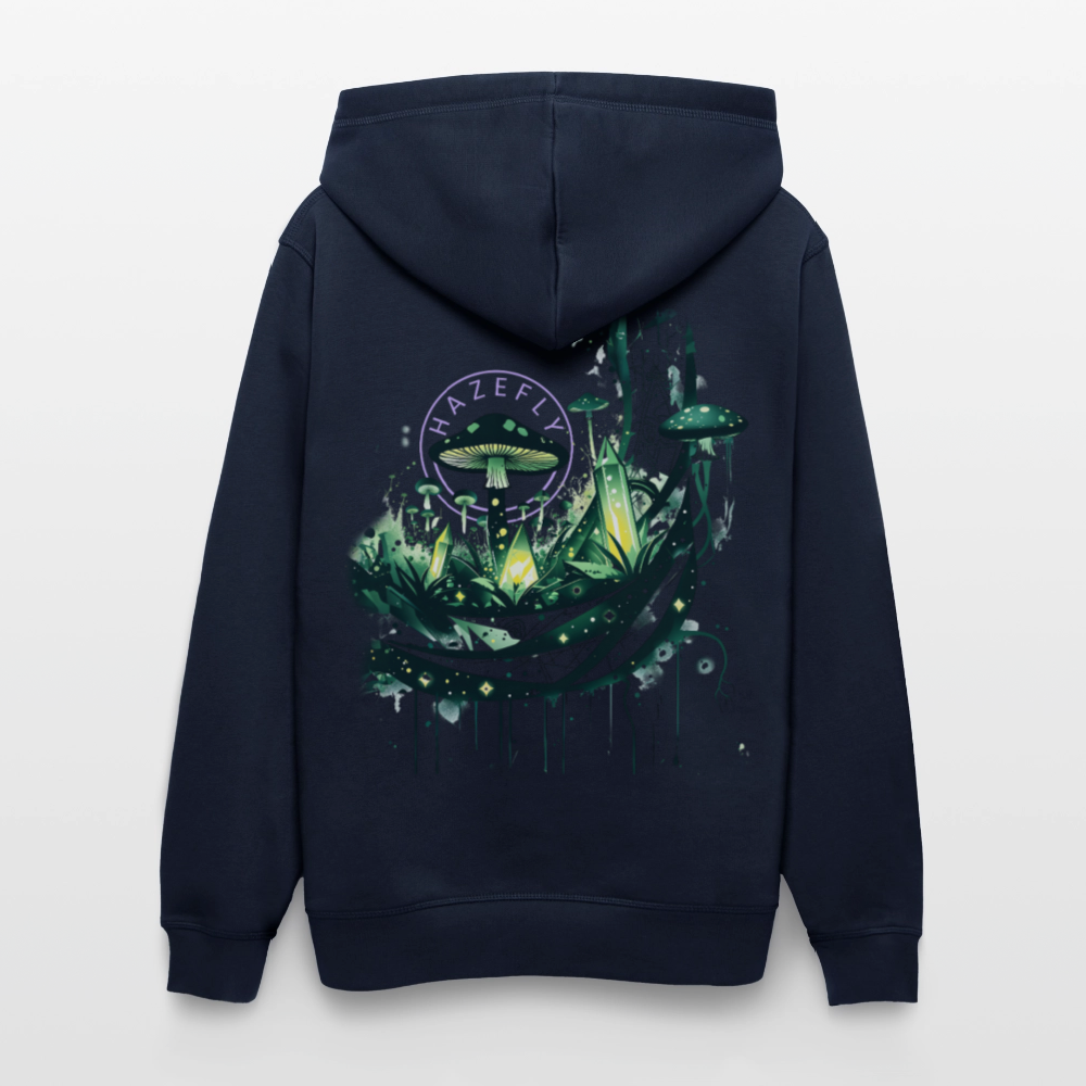 GLOW GARDEN Unisex Bio-Hoodie - French Navy