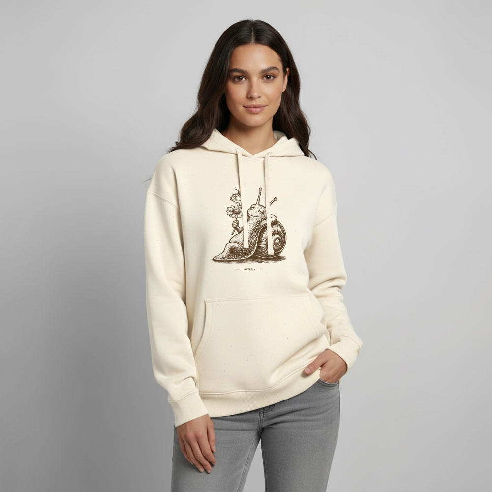 SLOW BURN Oversized Unisex Bio-Hoodie - Natur