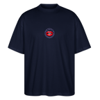 420 CLIQUE 2.0. Oversized Unisex Bio T-Shirt - Navy