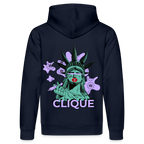 420 CLIQUE Unisex Bio-Hoodie - French Navy