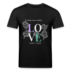 GROW. CHILL. REPEAT.Unisex Bio-T-Shirt - Schwarz