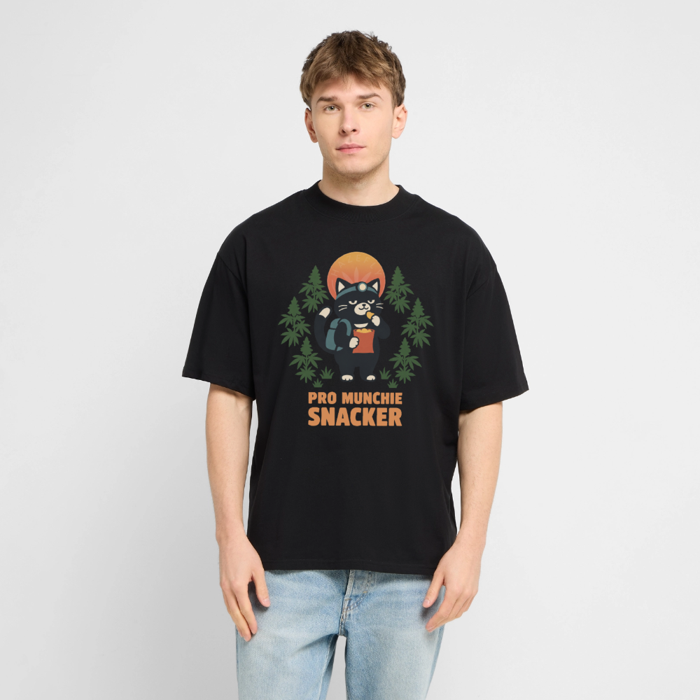 PRO MUNCHIE SNACKER Unisex Oversized Bio-T-Shirt - Schwarz