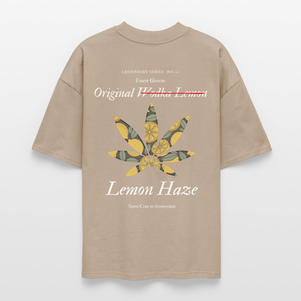 TRUE LEMON Oversized Unisex Bio T-Shirt - Steingrau