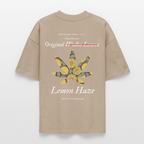 TRUE LEMON Oversized Unisex Bio T-Shirt - Steingrau