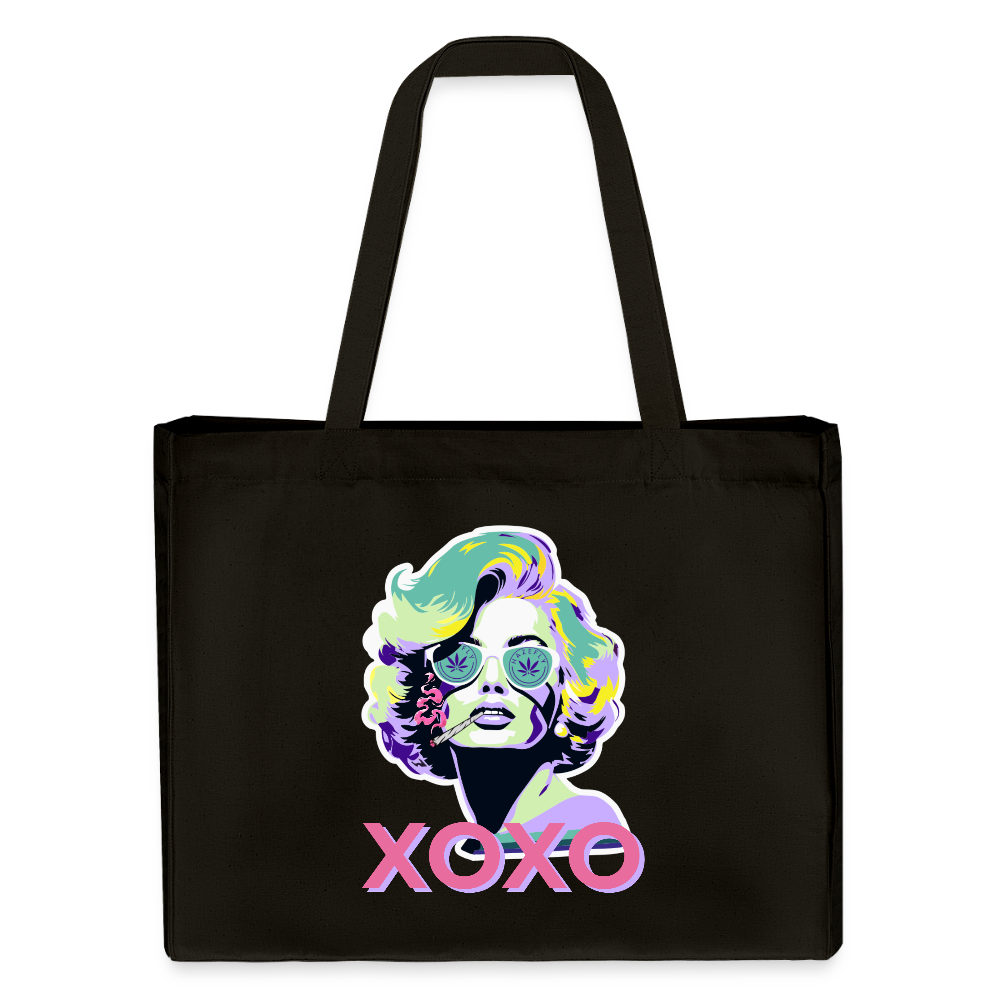 MARYLIN XOXO recycelter Shopping Bag - Schwarz